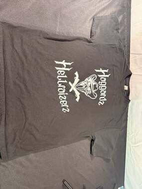 M&O Gold Hoggordz Hellroizerz Graphic T-Shirt Black Size L